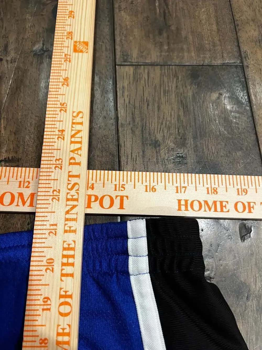 AND1 Vintage Mesh Basketball Shorts Blue Black White Size L 14/16